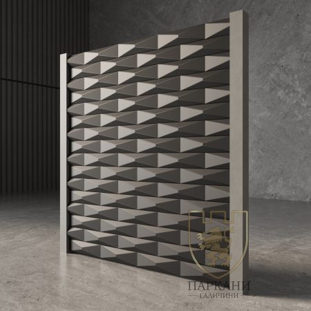 Бетонна огорожа ромб