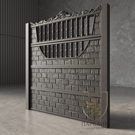 Цегла в рамці середина, Цегла в рамці решітка №1